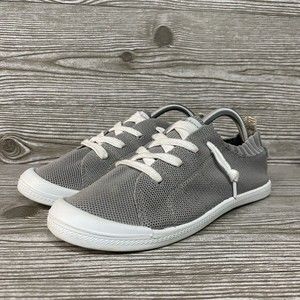 Tommy Bahama Womens Gray Knit Lace Up Sneakers  Size 9